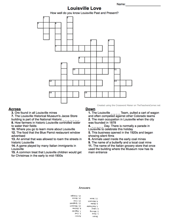 MediumCrossword1_Louisville Past and Present