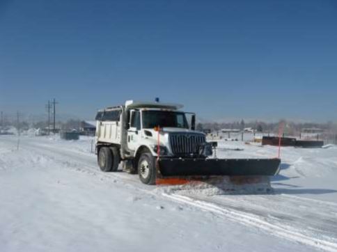 City of Louisville plowing street