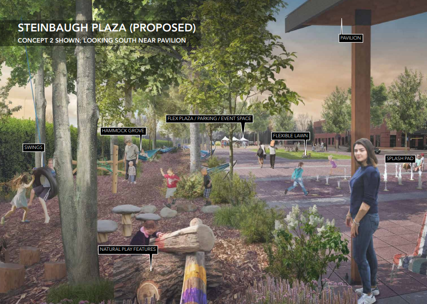 steinbaugh plaza site concept