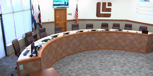 Empty City Council Dais